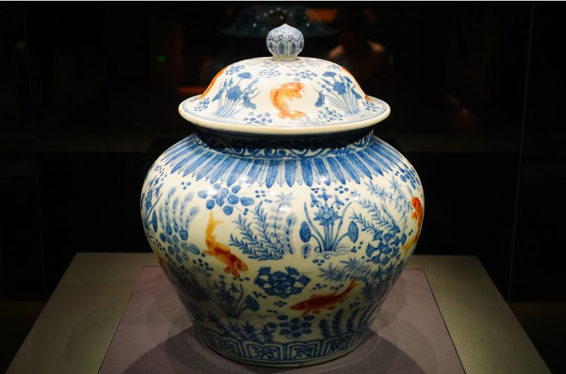 首都博物京韵展,监测系统实现文物科技保护